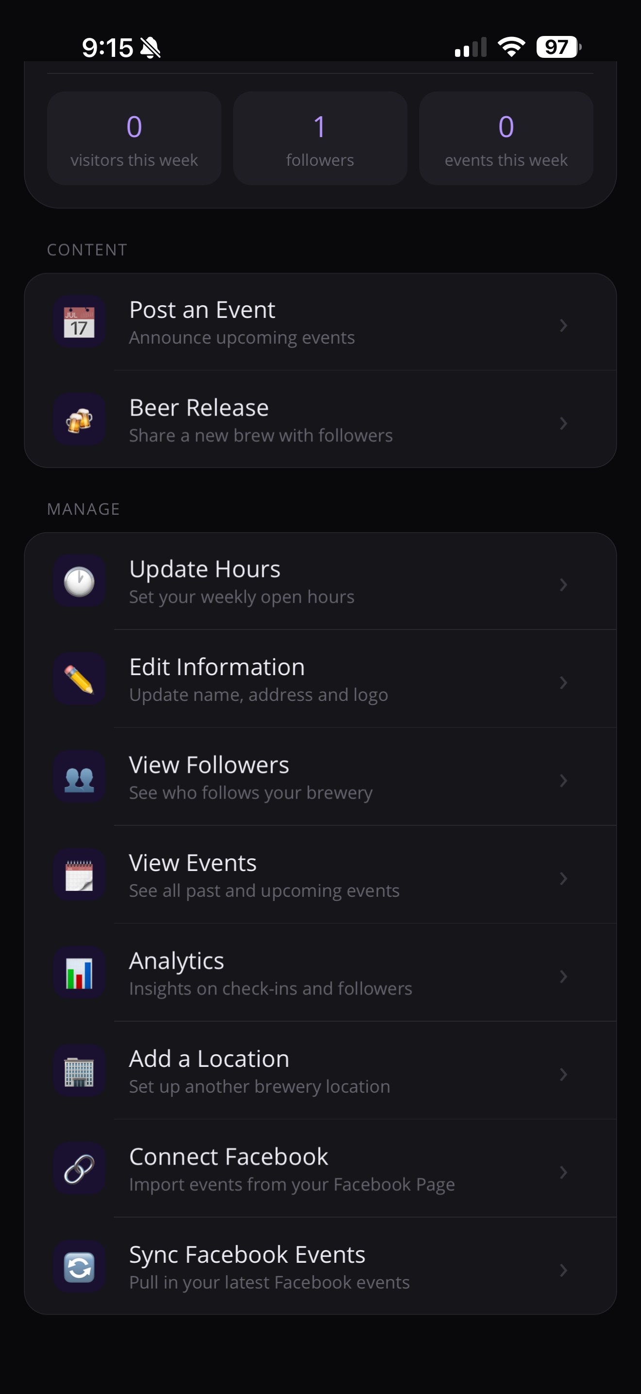 HopWire brewery dashboard